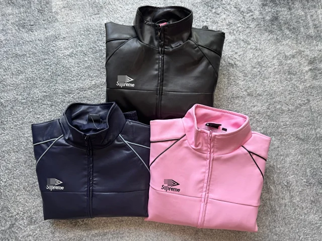 Supreme Jackets Full-Zip Stand-Collar Piped Jacket product detail image 1