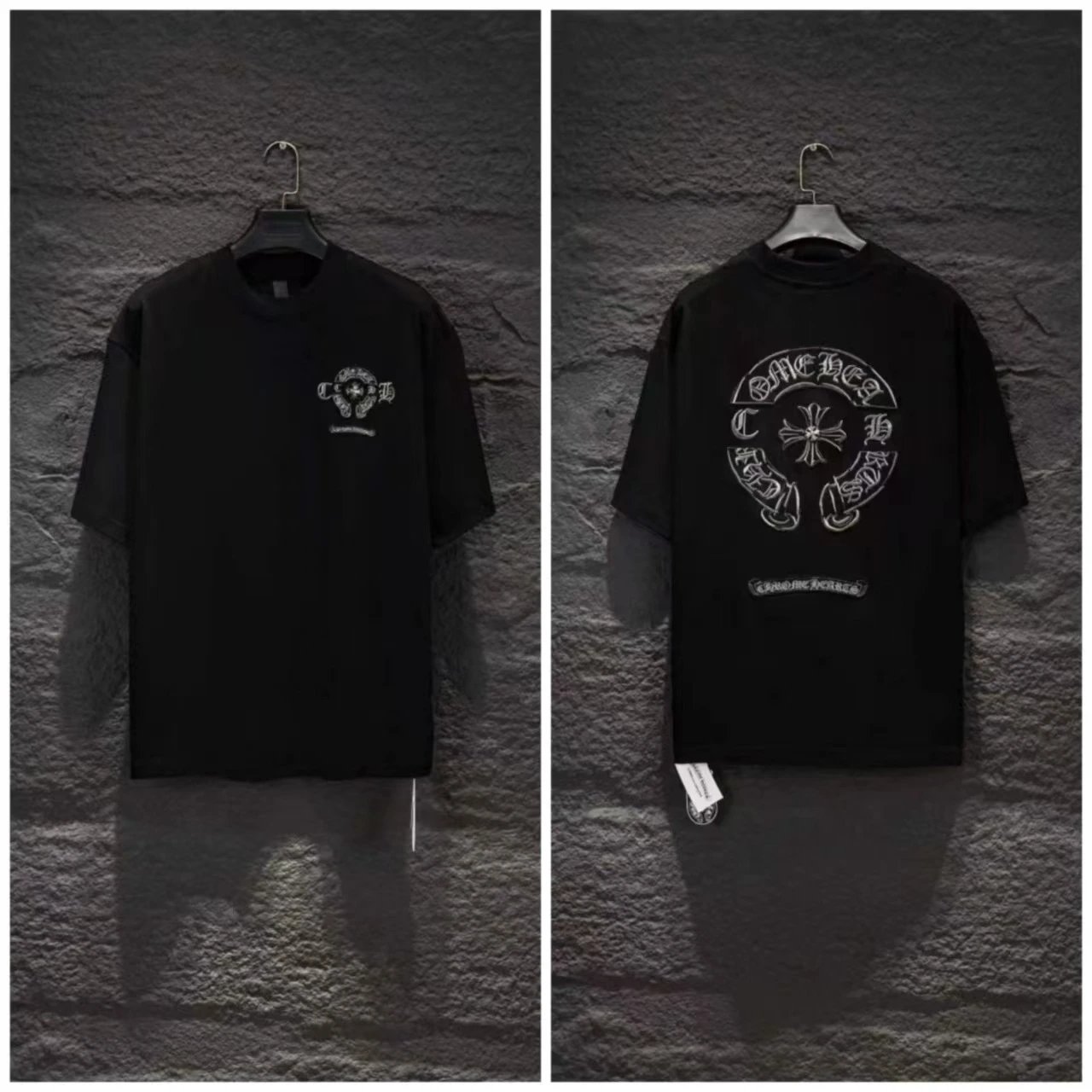 Distressed Embroidered Short-Sleeve T-Shirt photo 6