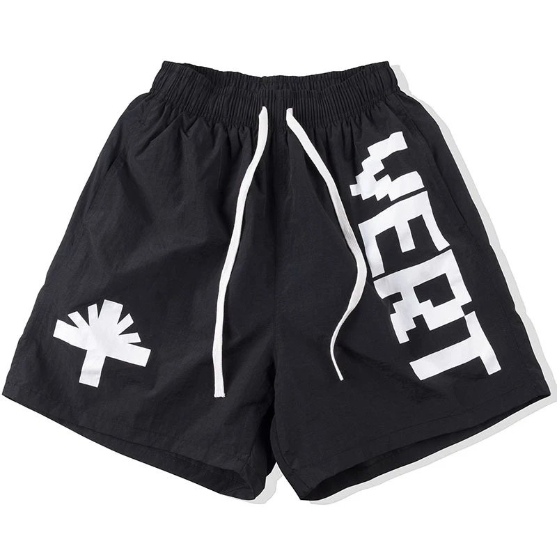 SP5DER Pixelated Logo Orange Sweatshorts Shorts - 10