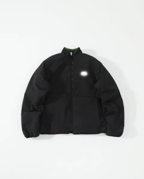 Stussy Reversible Fleece Jacket Beige / Black Outerwear - 8