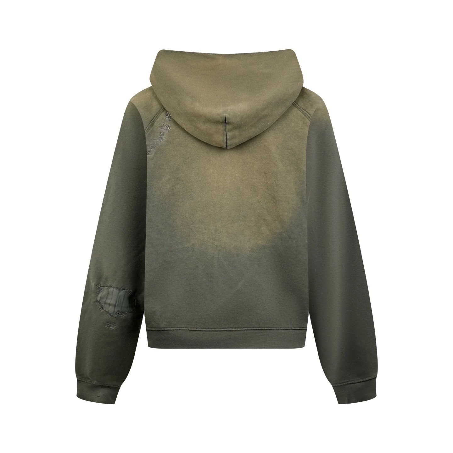 Distressed Zip-Up Hoodie photo 5