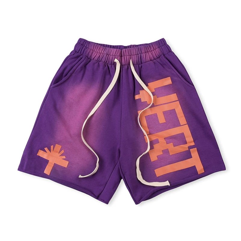 SP5DER Pixelated Logo Orange Sweatshorts Shorts - 19