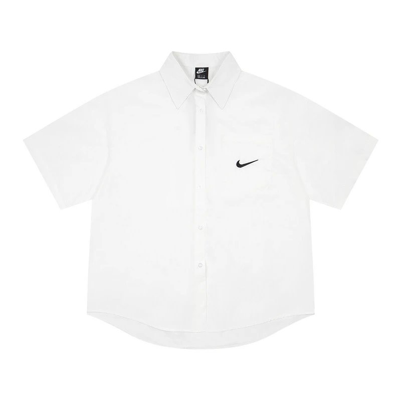 Short-Sleeve Shirt with Embroidered Logo Pocket photo 7