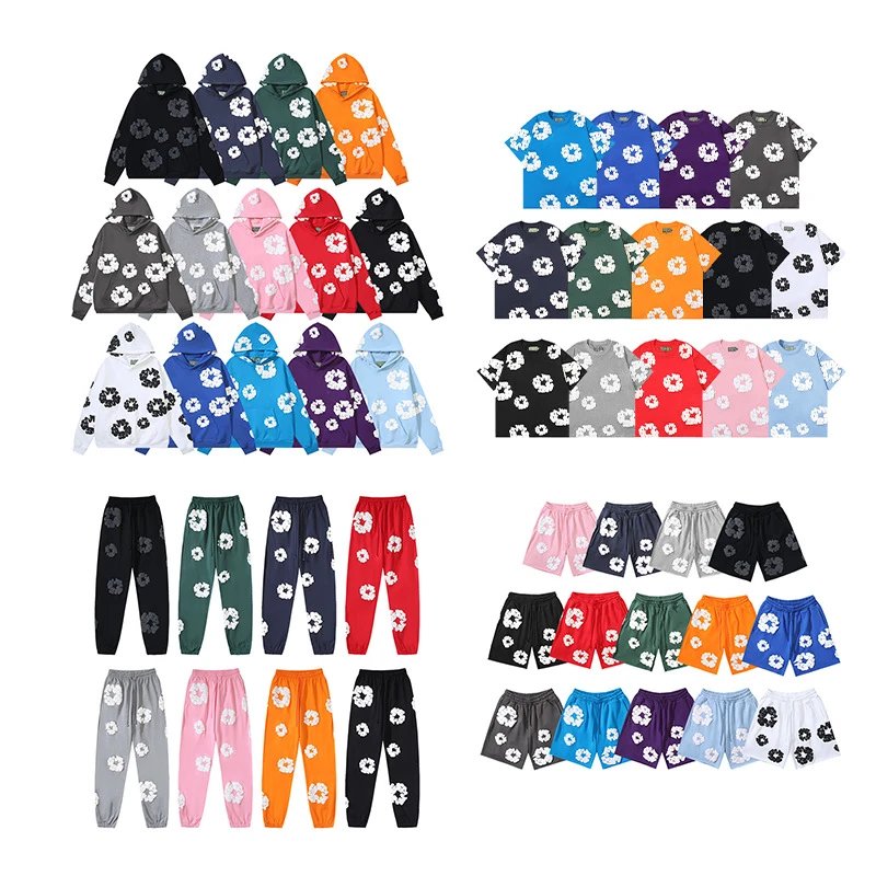 Kapok flower 3D foam sweatshirt