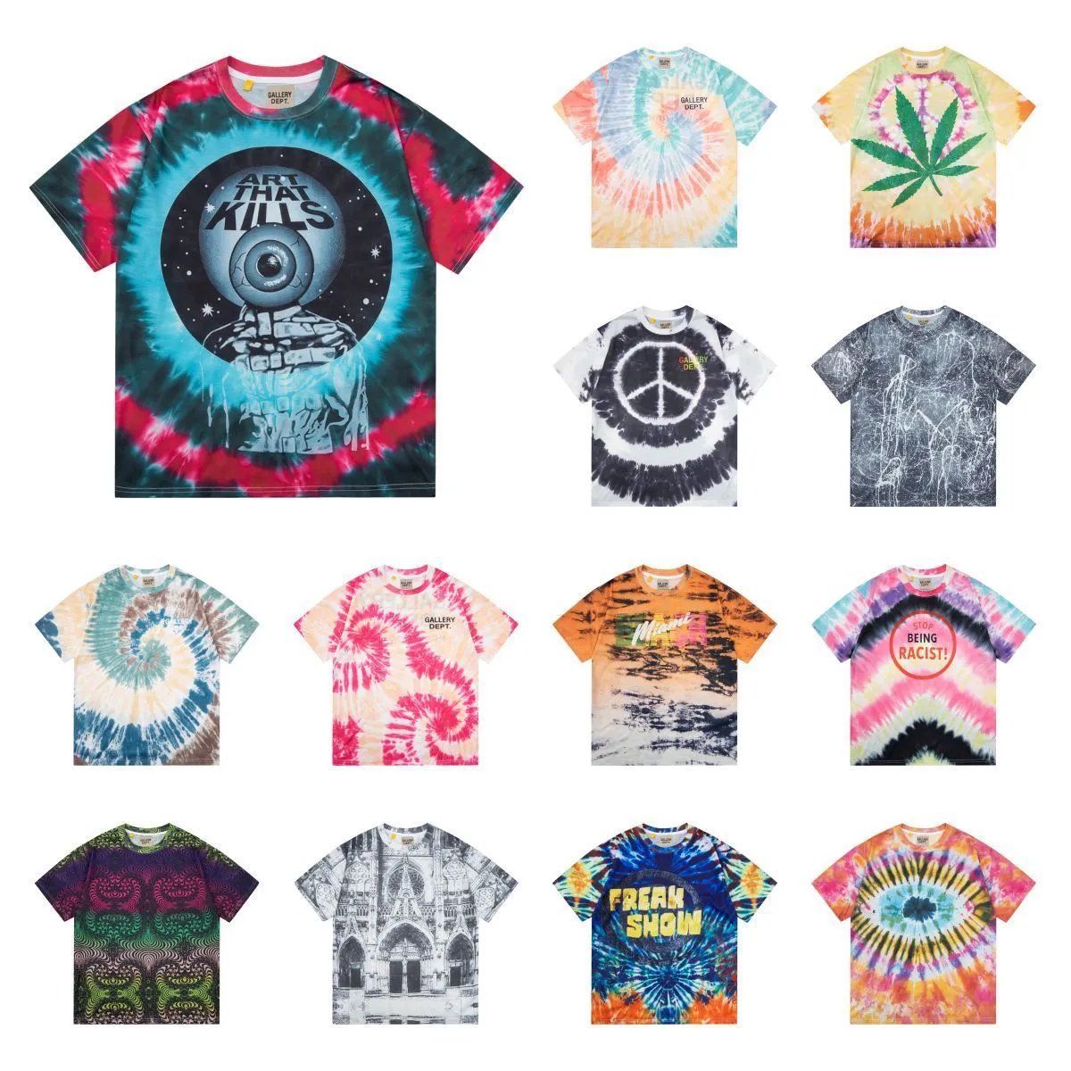 Retro High-Street Trendy Short-Sleeve T-Shirt
