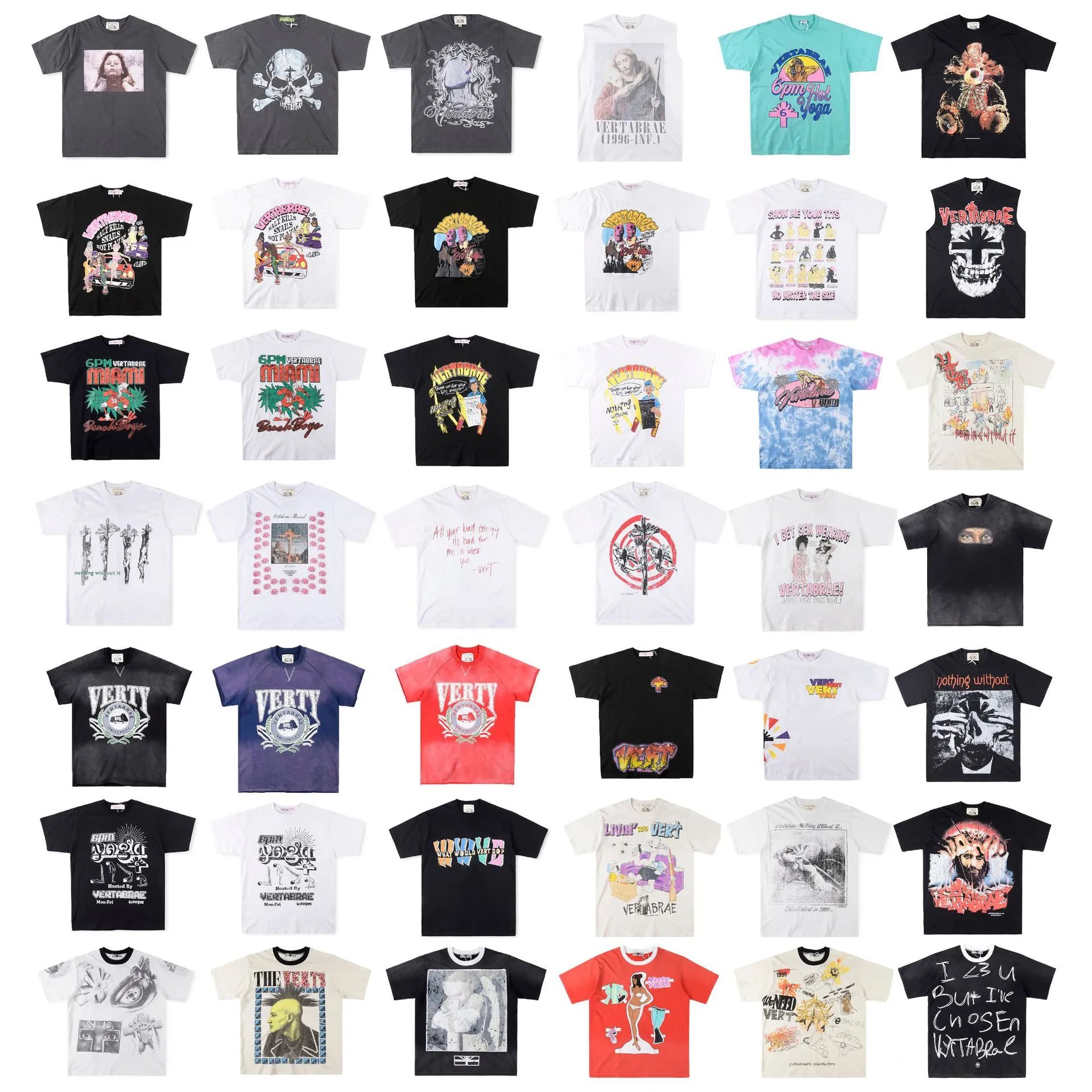 Unisex European and American Style Short-Sleeved Shirt