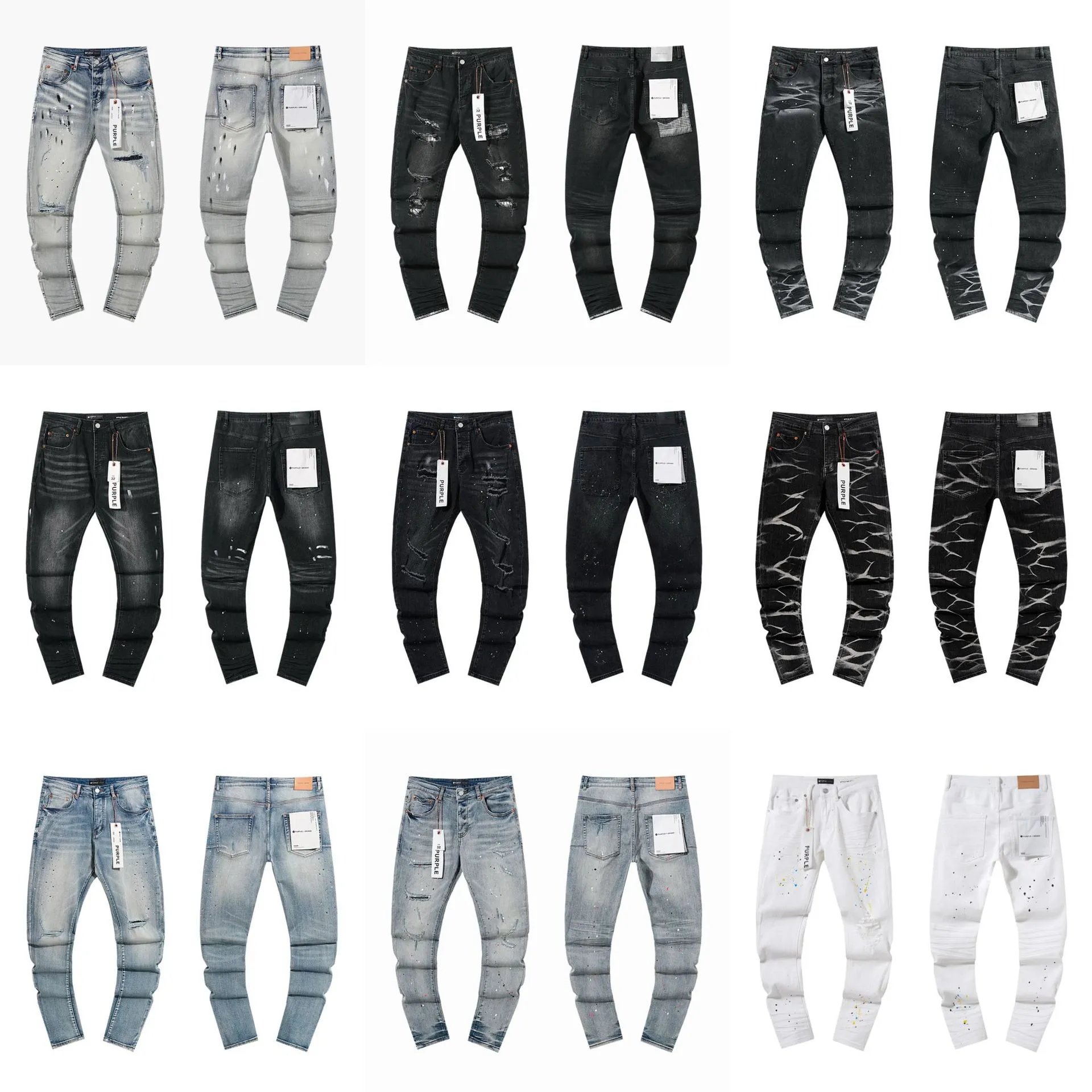 American high-street slim-fit versatile jeans