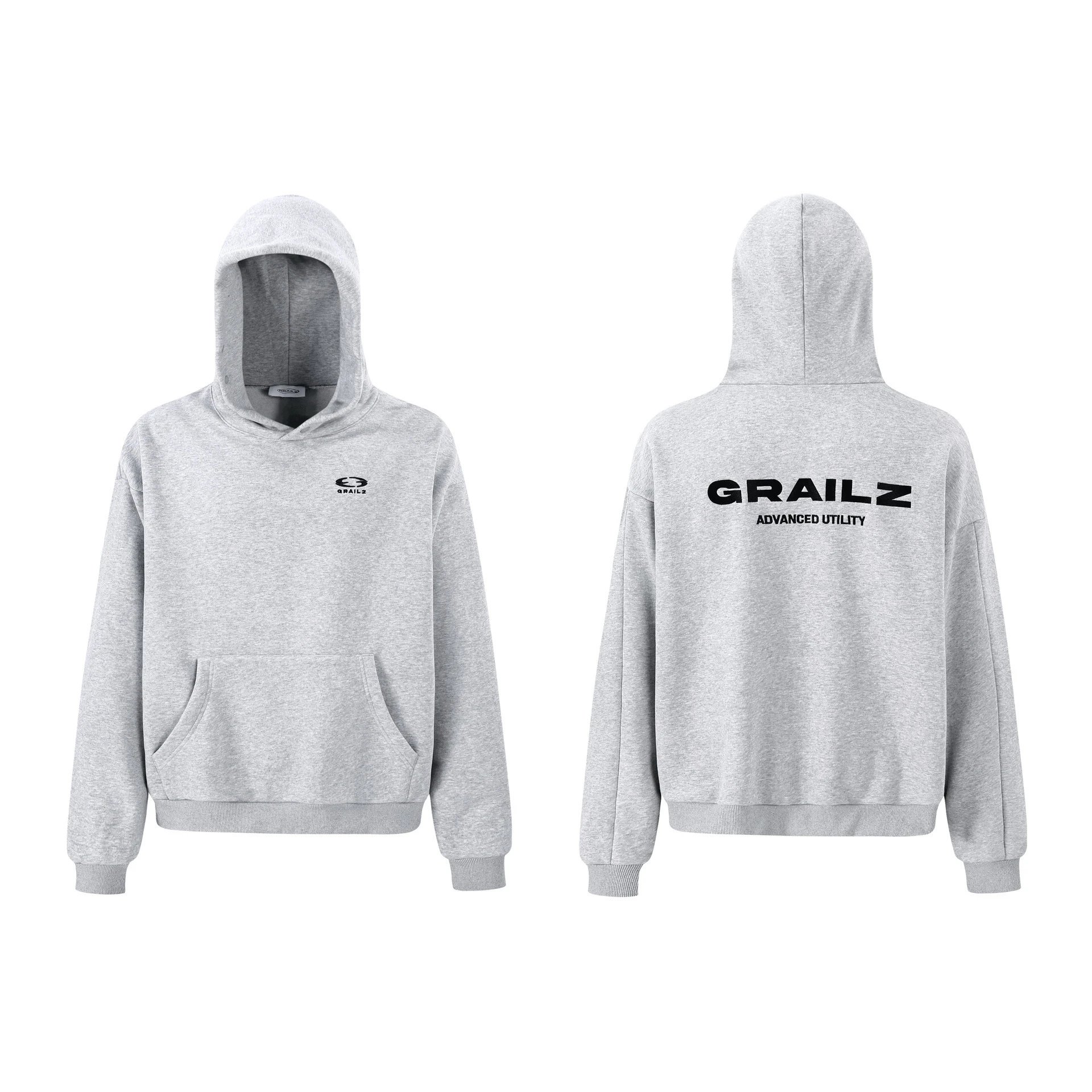 Loose-Fitting Button-Down Hooded Sweatshirt photo 6