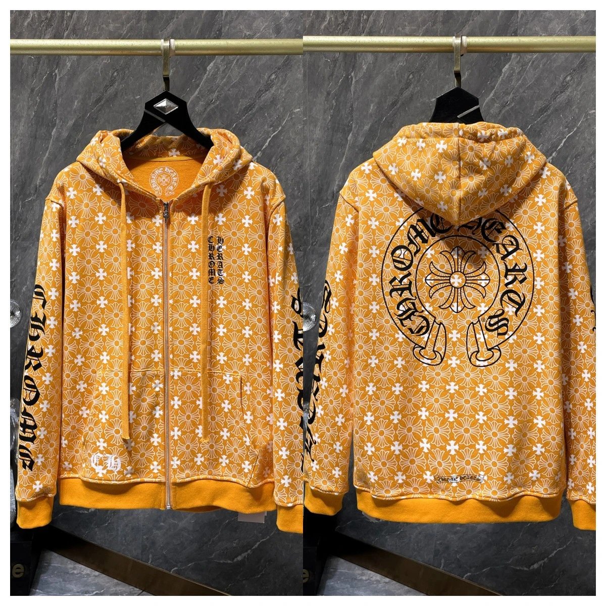 Chrome Hearts Multi-Print White Hoodie - 2