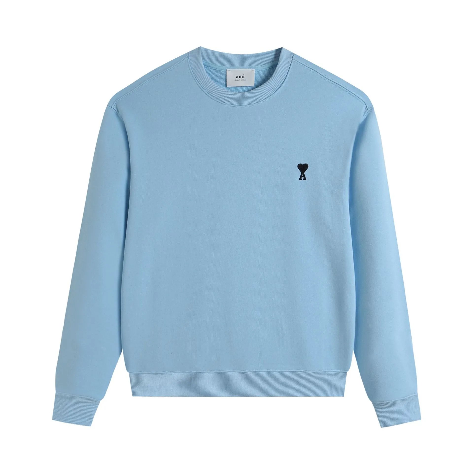 Loose-Fit Heart Print Crew-Neck Long-Sleeve Top photo 6
