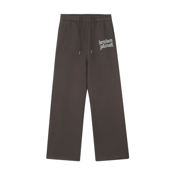Broken Planet Logo Sweatpants Charcoal Gray Sweatpants - 1