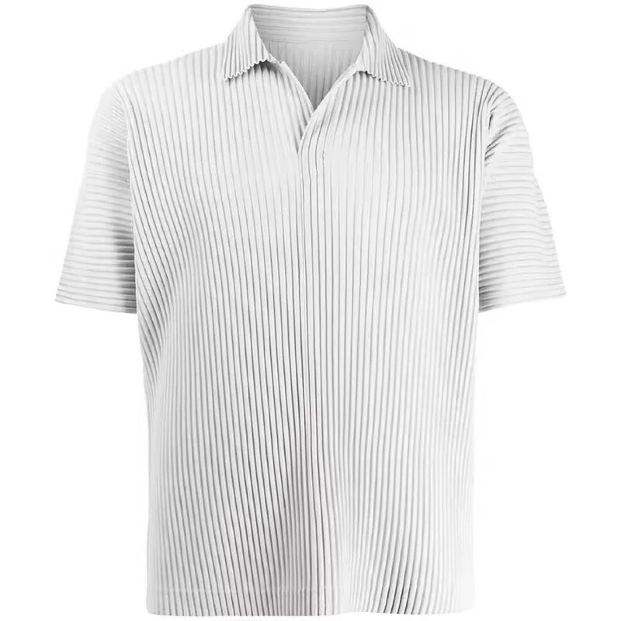Loose-Fit Collared Short-Sleeve T-Shirt photo 5