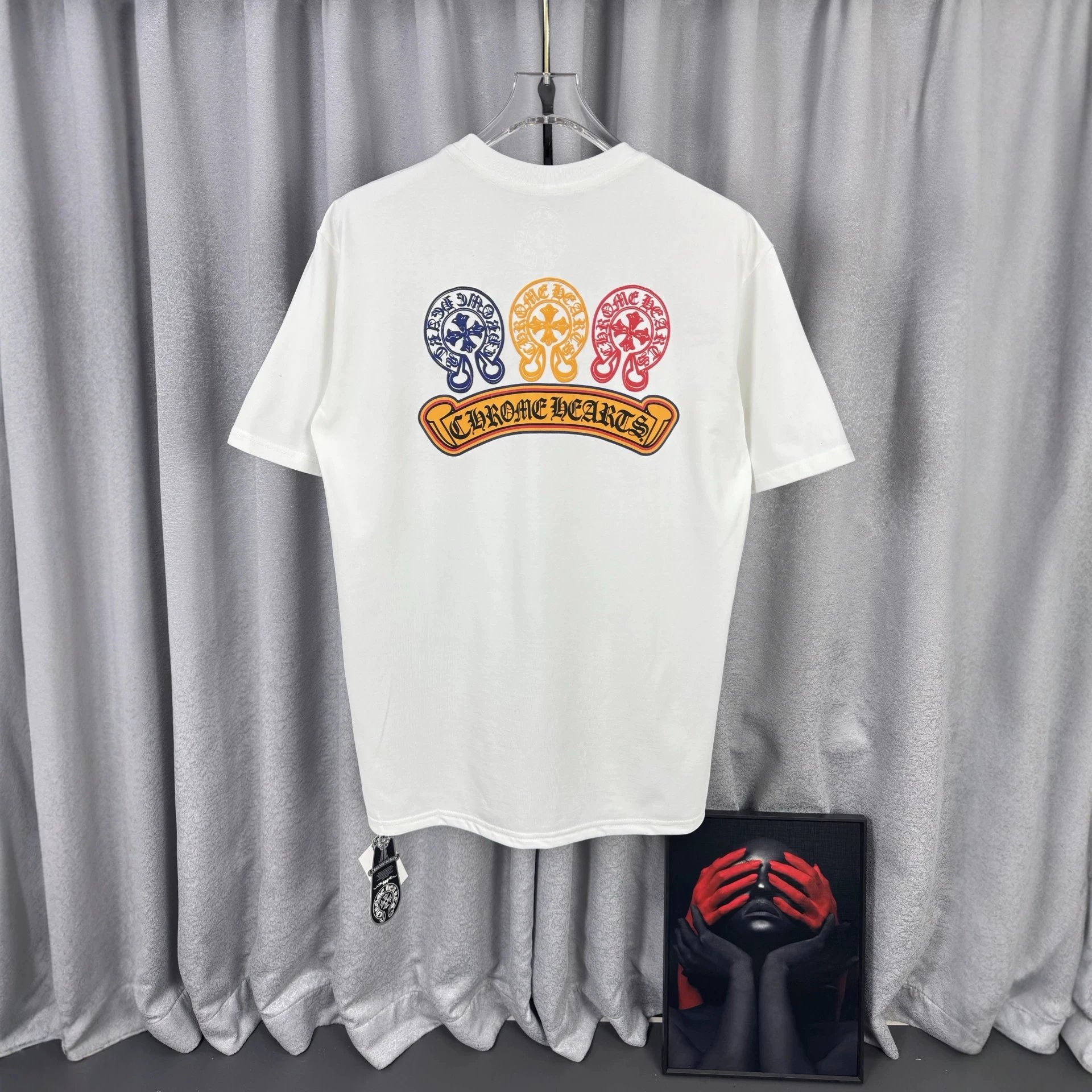 Cross Crew Neck Short-Sleeved T-Shirt