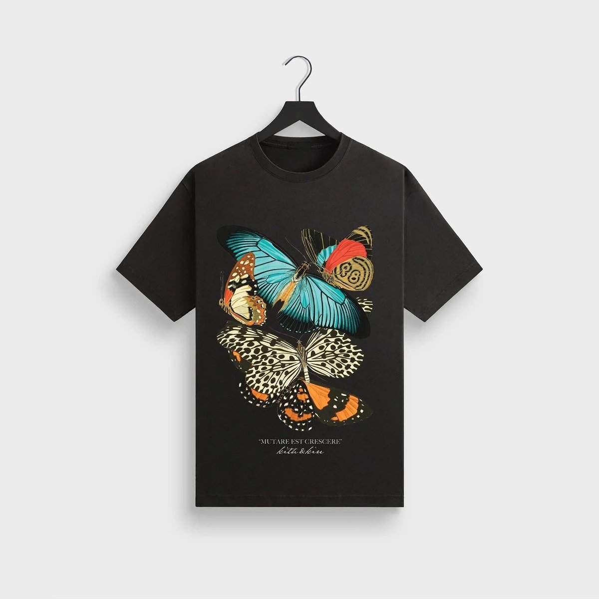 Kith x Kris Butterfly Print Black T-Shirt - 8