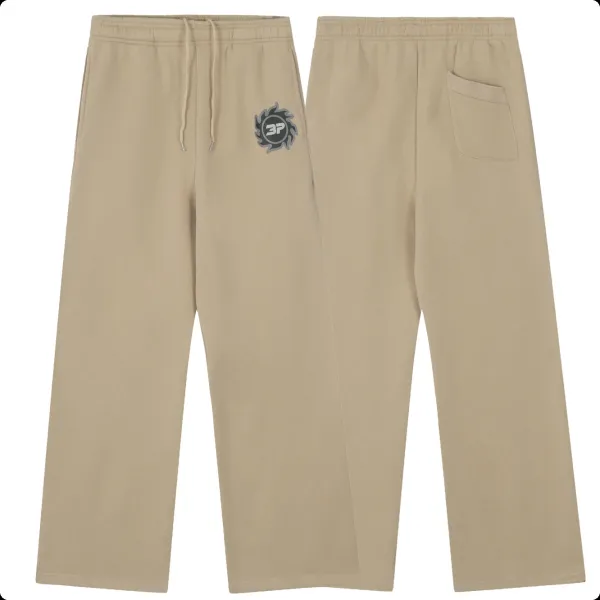 Philipp Plein Logo Sweatpants Beige - 1