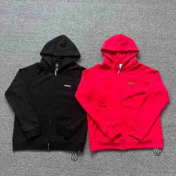 Chrome Hearts Cross Motif Zip-Up Hoodie Black - 29