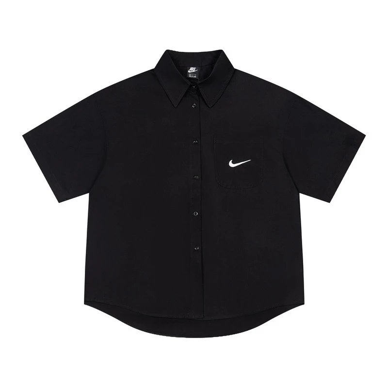 Short-Sleeve Shirt with Embroidered Logo Pocket photo 6