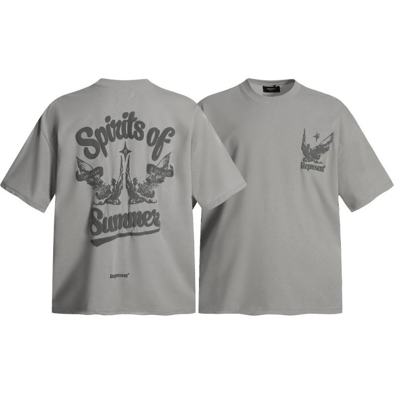 Letter Print Short-Sleeve T-Shirt