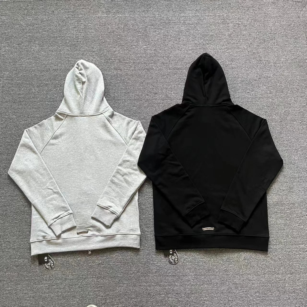 Chrome Hearts Cross Motif Zip-Up Hoodie Black - 28