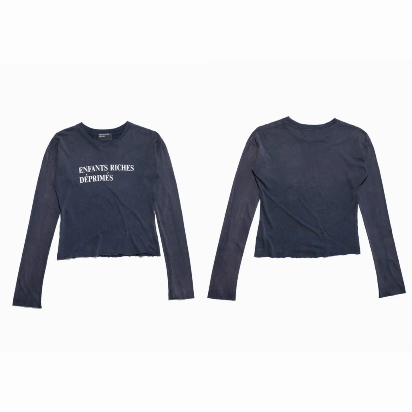Distressed Washed Portrait Graphic Long-Sleeve Top photo 6