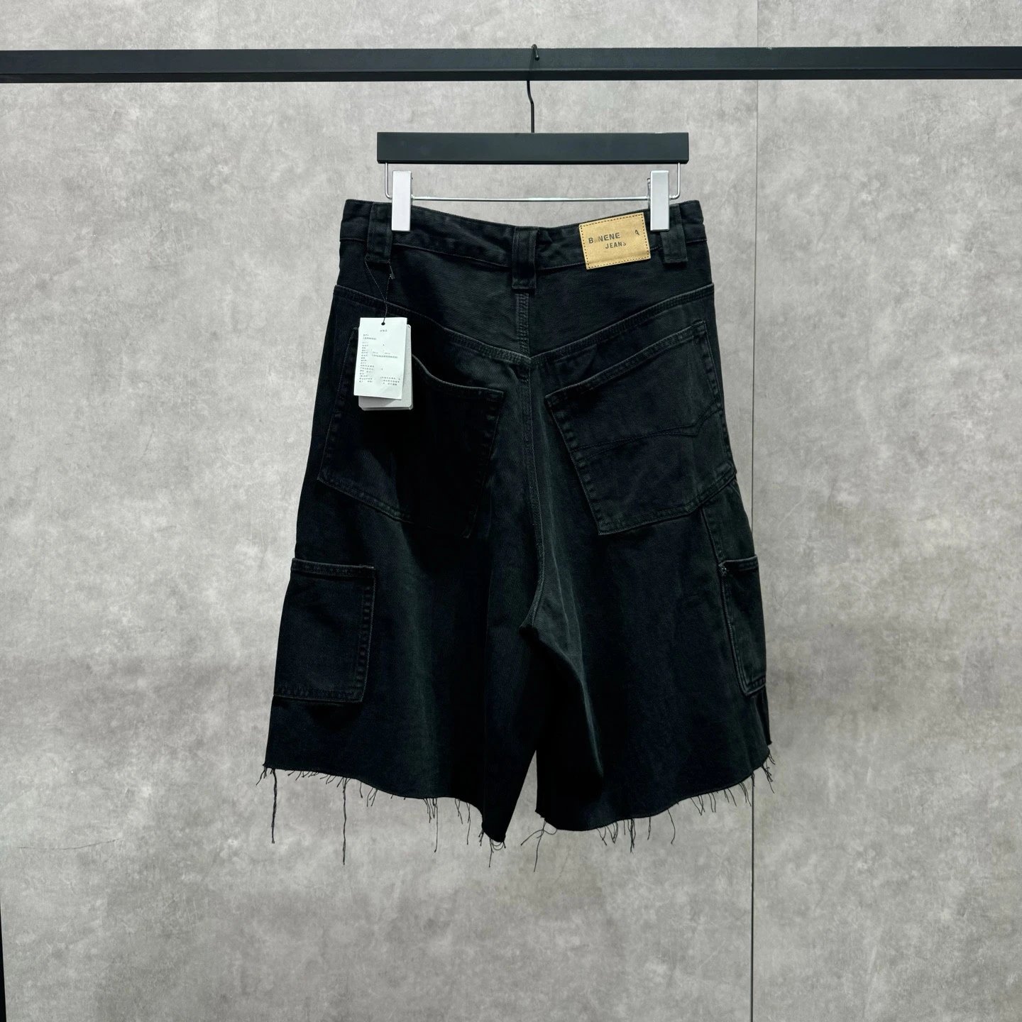 Gallery Dept Black Utility Denim Shorts - 3