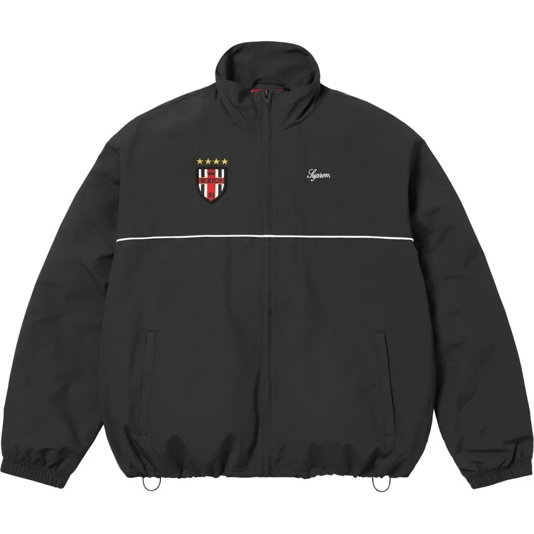 Long-Sleeve Sports Jacket with Cross Pattern photo 2