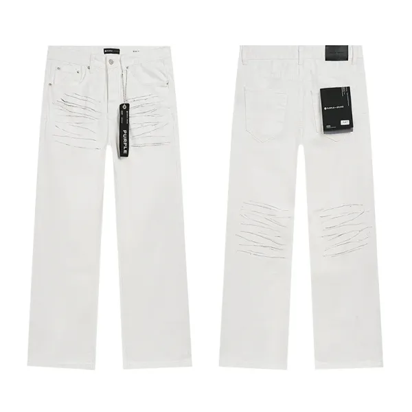 Purple Brand Flared Jeans Black with Radiant Stitch Detail - 24