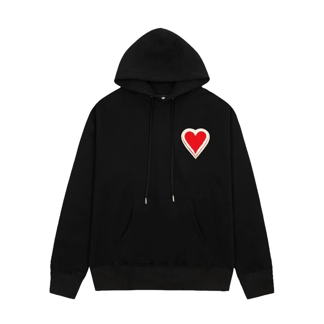 Hoodie with Small Heart Embroidery photo 7
