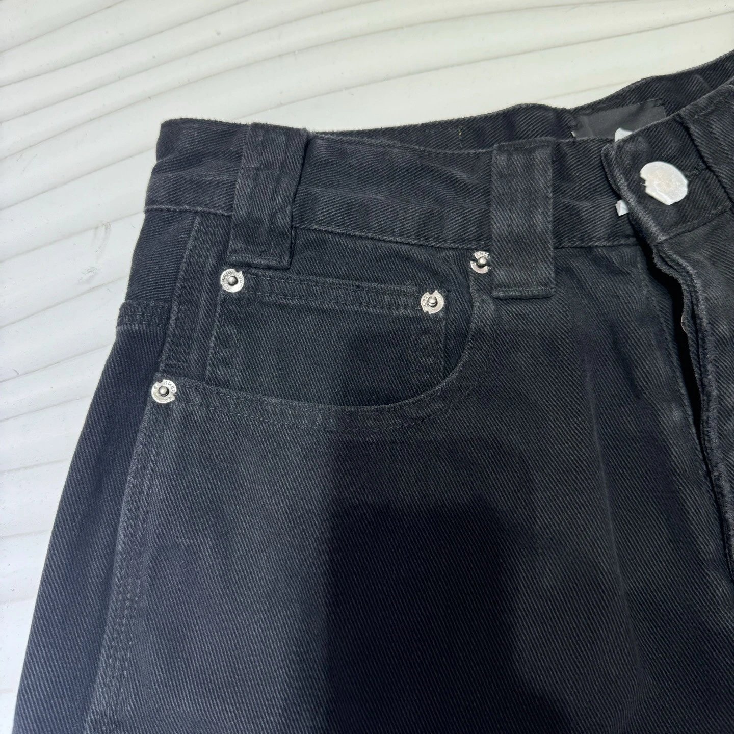 Gallery Dept Black Utility Denim Shorts - 8