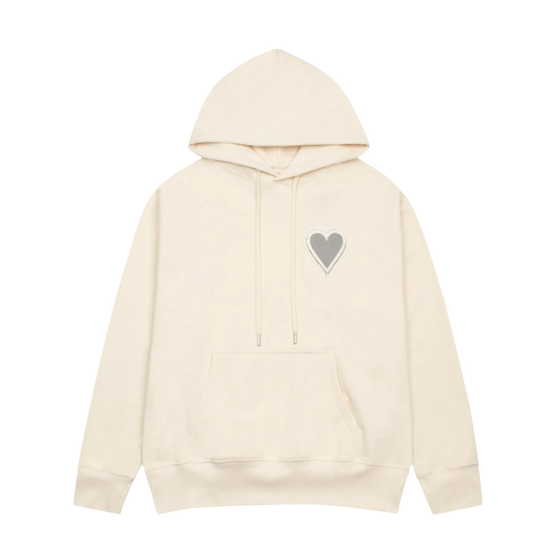 Hoodie with Small Heart Embroidery photo 2