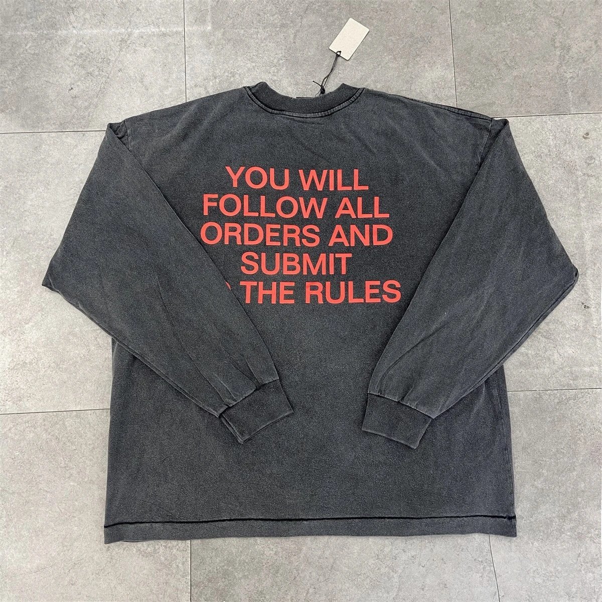 Cowboy Bebop x Unknown Brand Long Sleeve Graphic Tee Black - 21