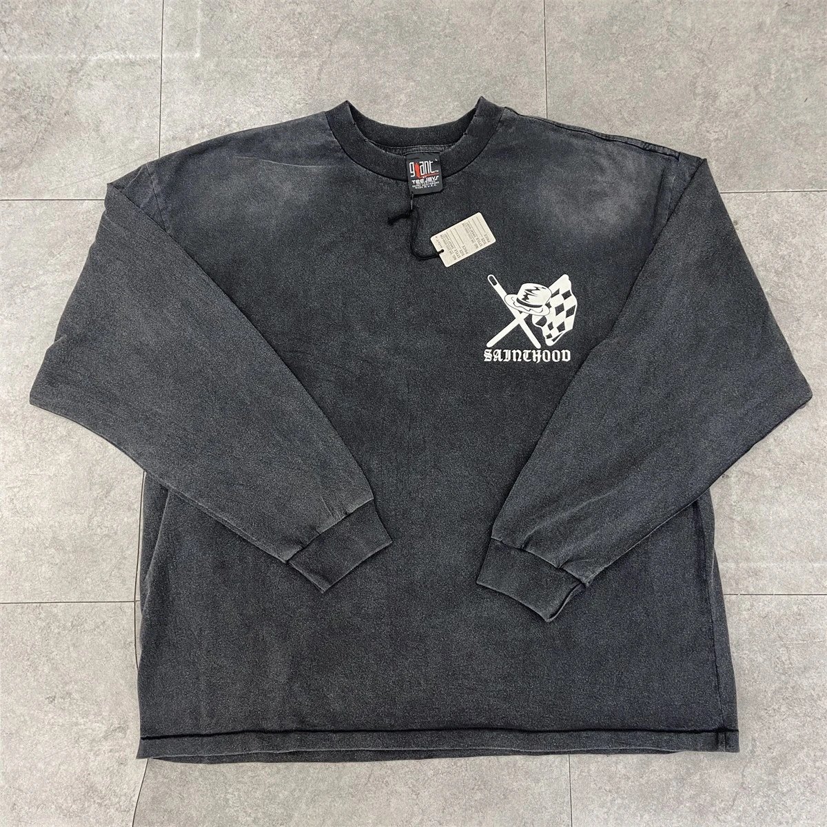Cowboy Bebop x Unknown Brand Long Sleeve Graphic Tee Black - 24