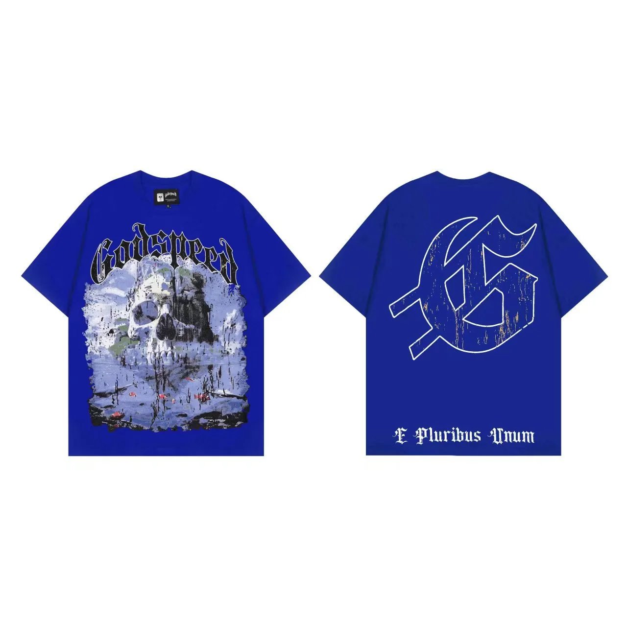 Godspeed Surf Club Skeleton Graphic T-Shirt Black - 8