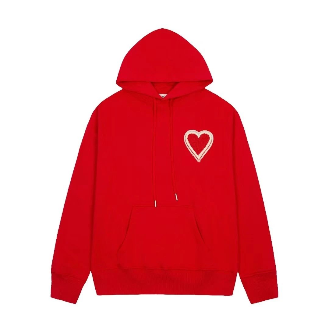 Hoodie with Small Heart Embroidery photo 3
