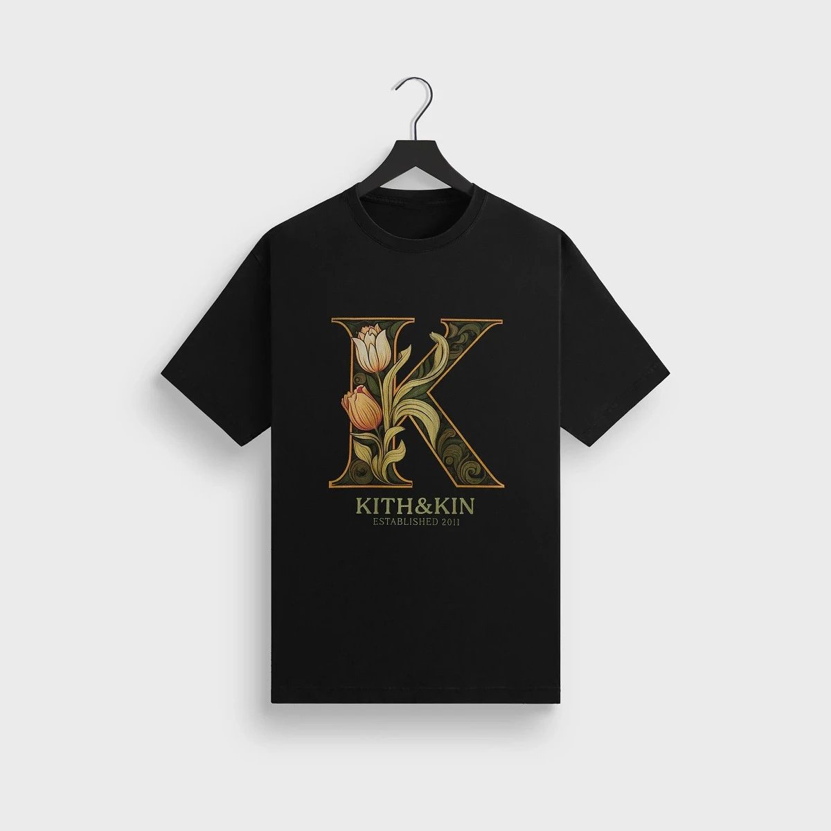 Kith x Kris Butterfly Print Black T-Shirt - 14