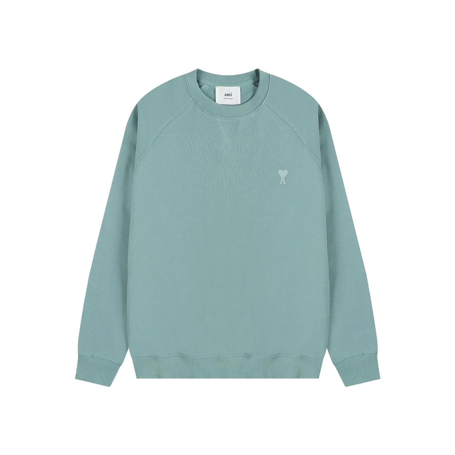 Loose-Fit Heart Print Crew-Neck Long-Sleeve Top photo 7