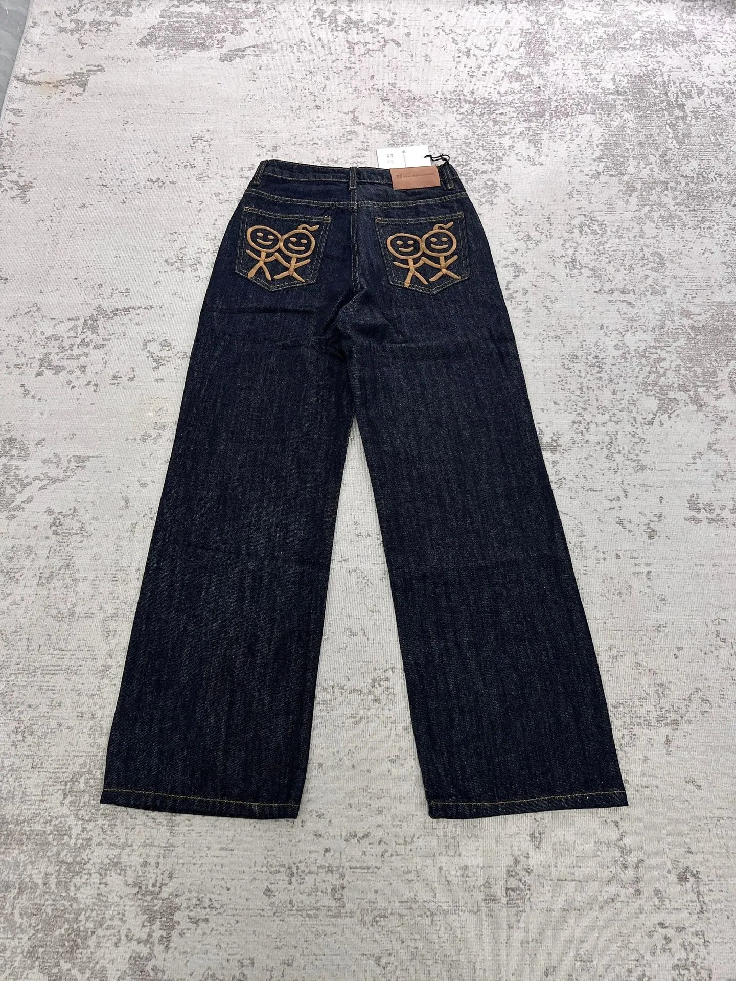 Embroidered Straight-Leg Floor-Length Trousers photo 4