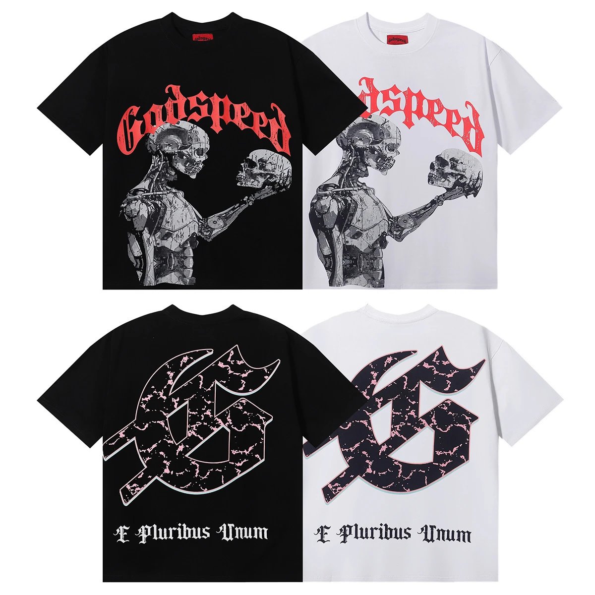 Godspeed Surf Club Skeleton Graphic T-Shirt Black - 26