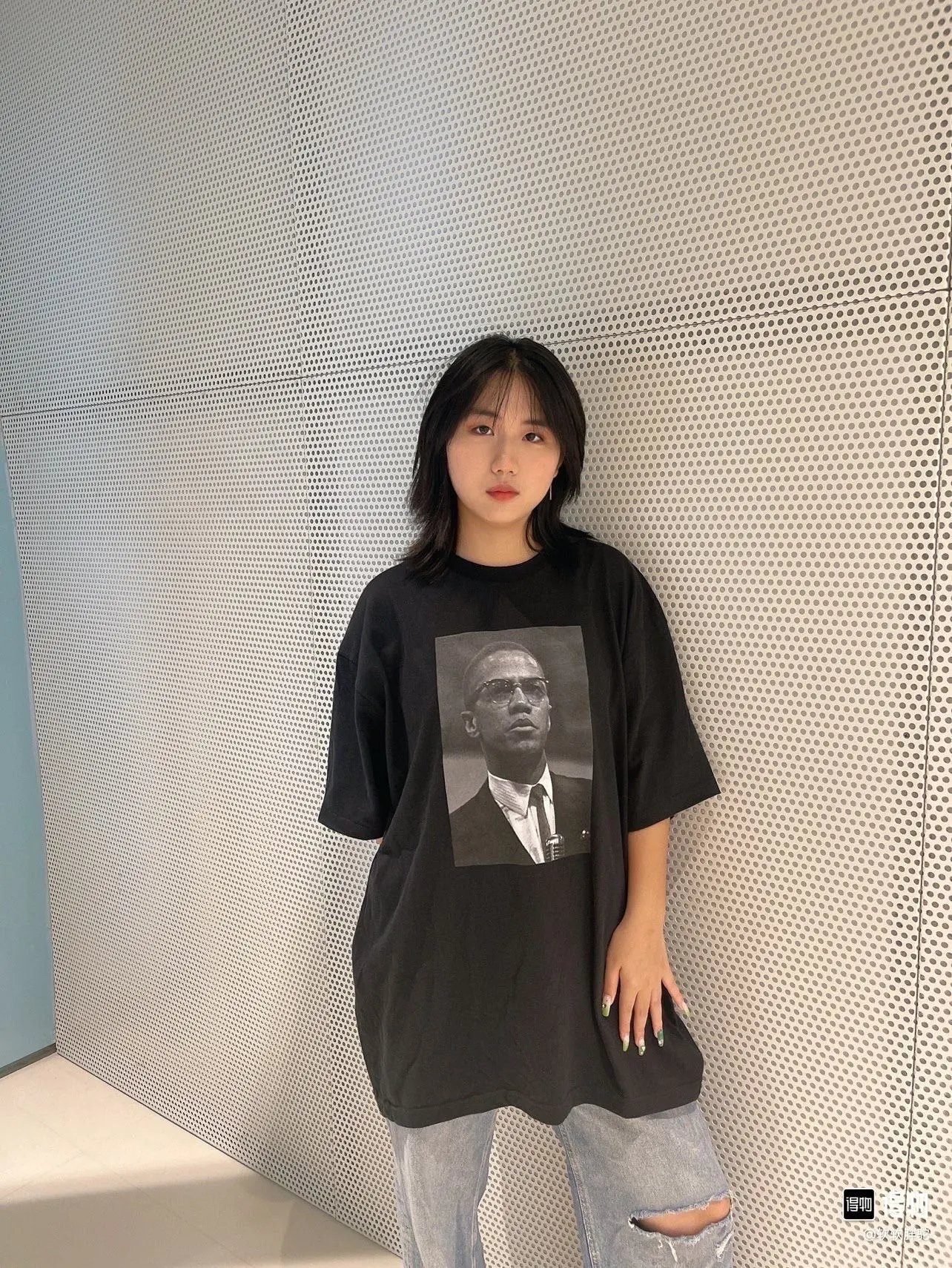 Supreme What The Fuck Cow Print Oval Logo Black T-Shirt - 23