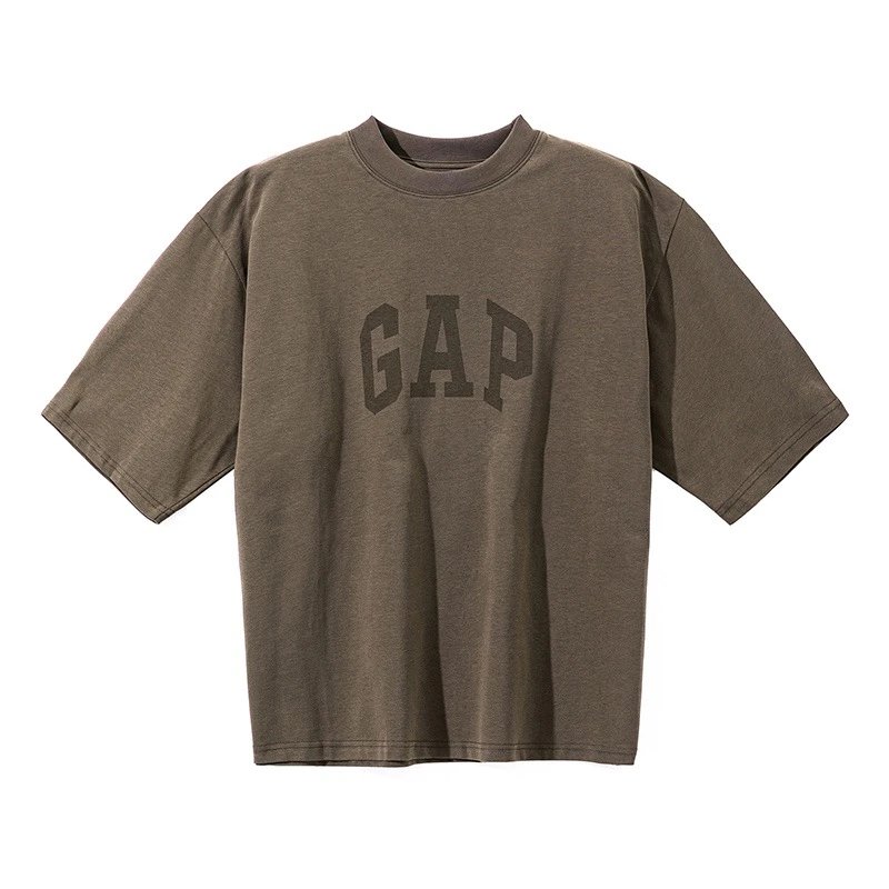 GAP Oversized Logo T-Shirt Light Gray T-Shirt - 14