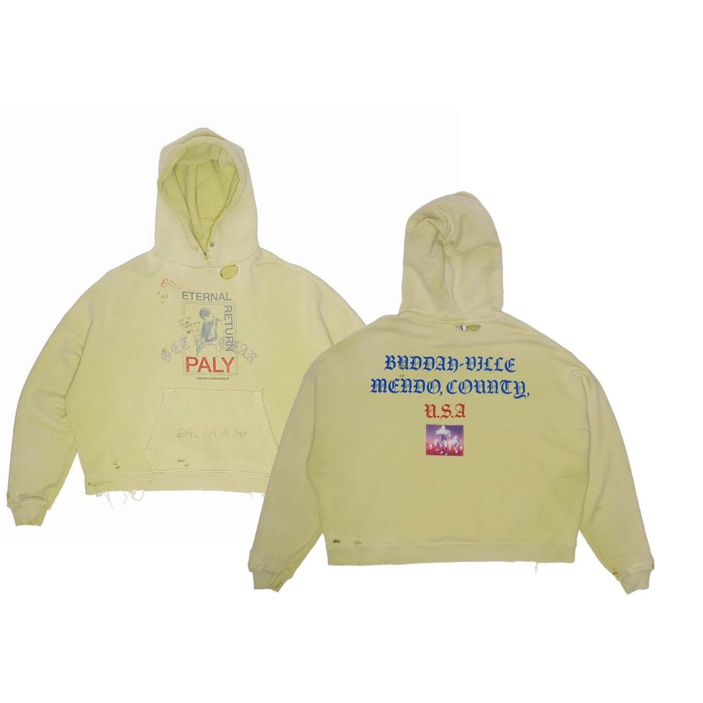Heavy-Embroidery and Rhinestone-Embellished Sweatshirt photo 5