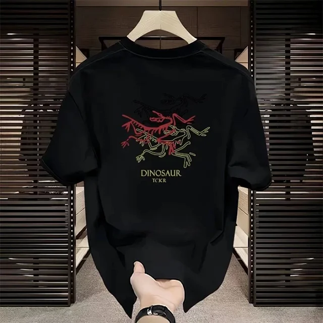 Unbranded T-Shirts Short-Sleeve Dinosaur Skeleton Graphic product detail image 13