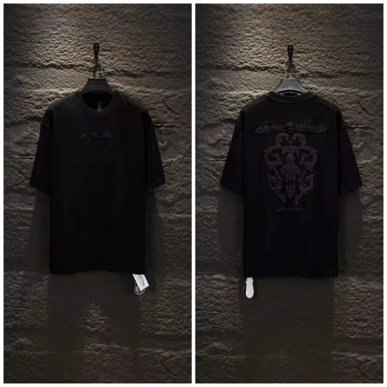 Distressed Embroidered Short-Sleeve T-Shirt photo 2