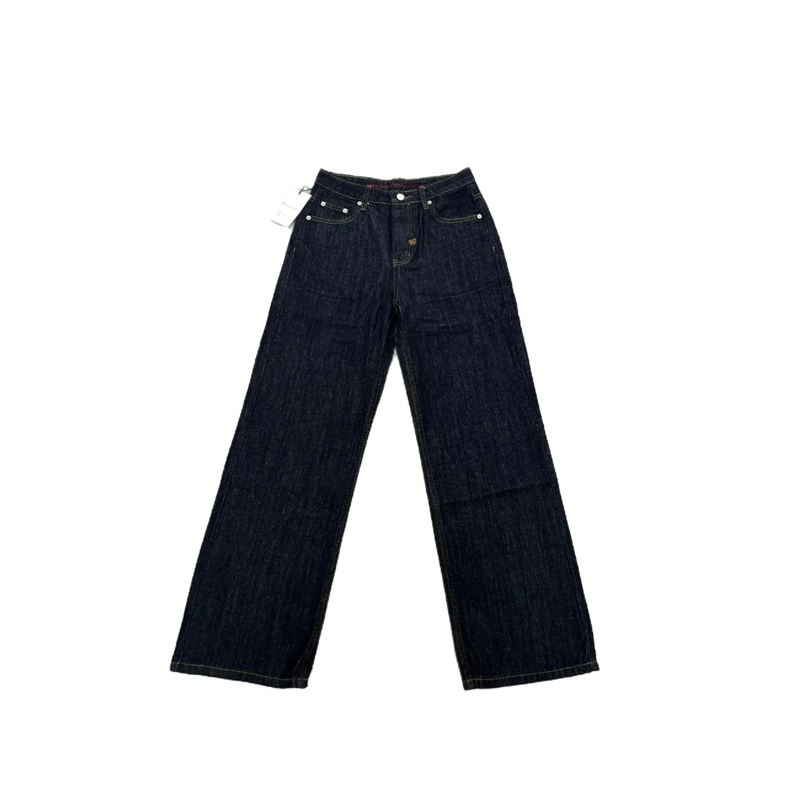 Embroidered Straight-Leg Floor-Length Trousers photo 2