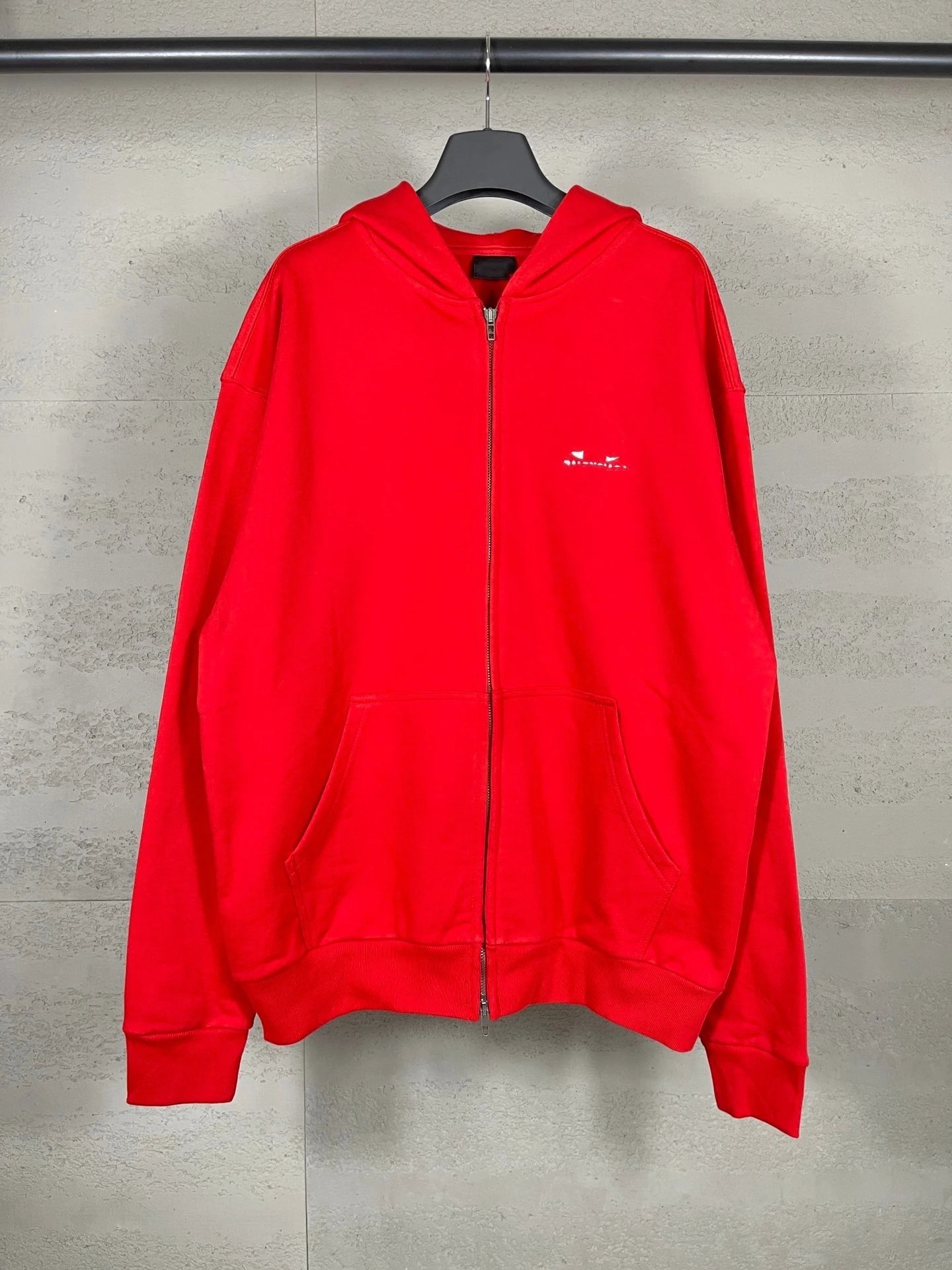 Paneled Embroidered Hooded Cardigan photo 2