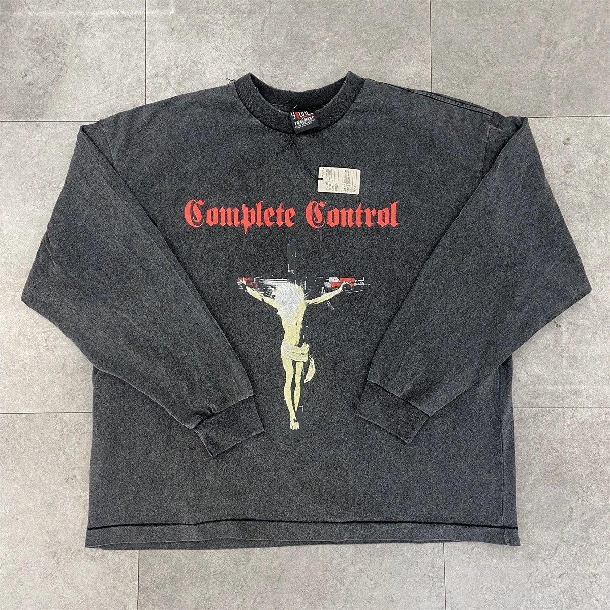 Cowboy Bebop x Unknown Brand Long Sleeve Graphic Tee Black - 20