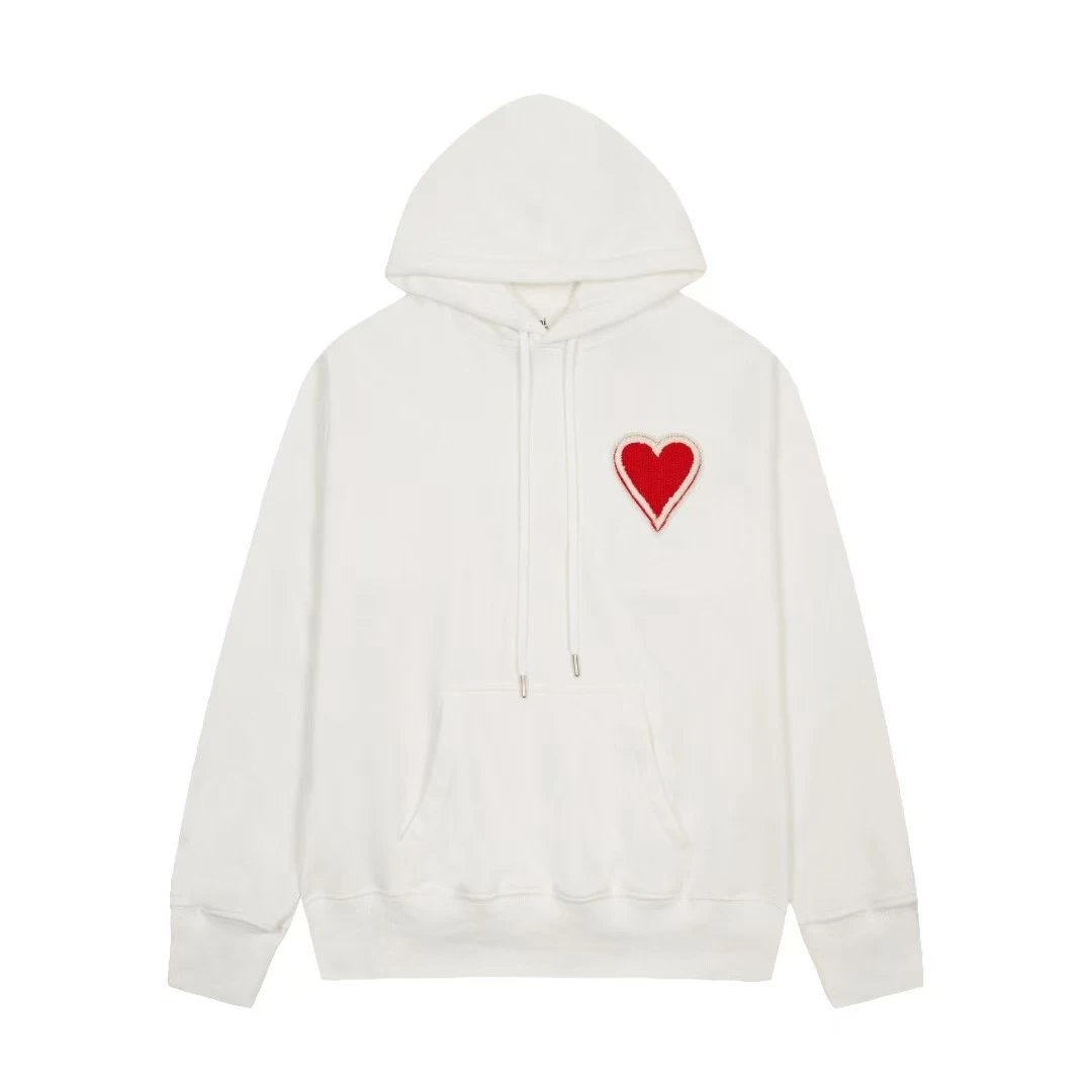 Hoodie with Small Heart Embroidery photo 5
