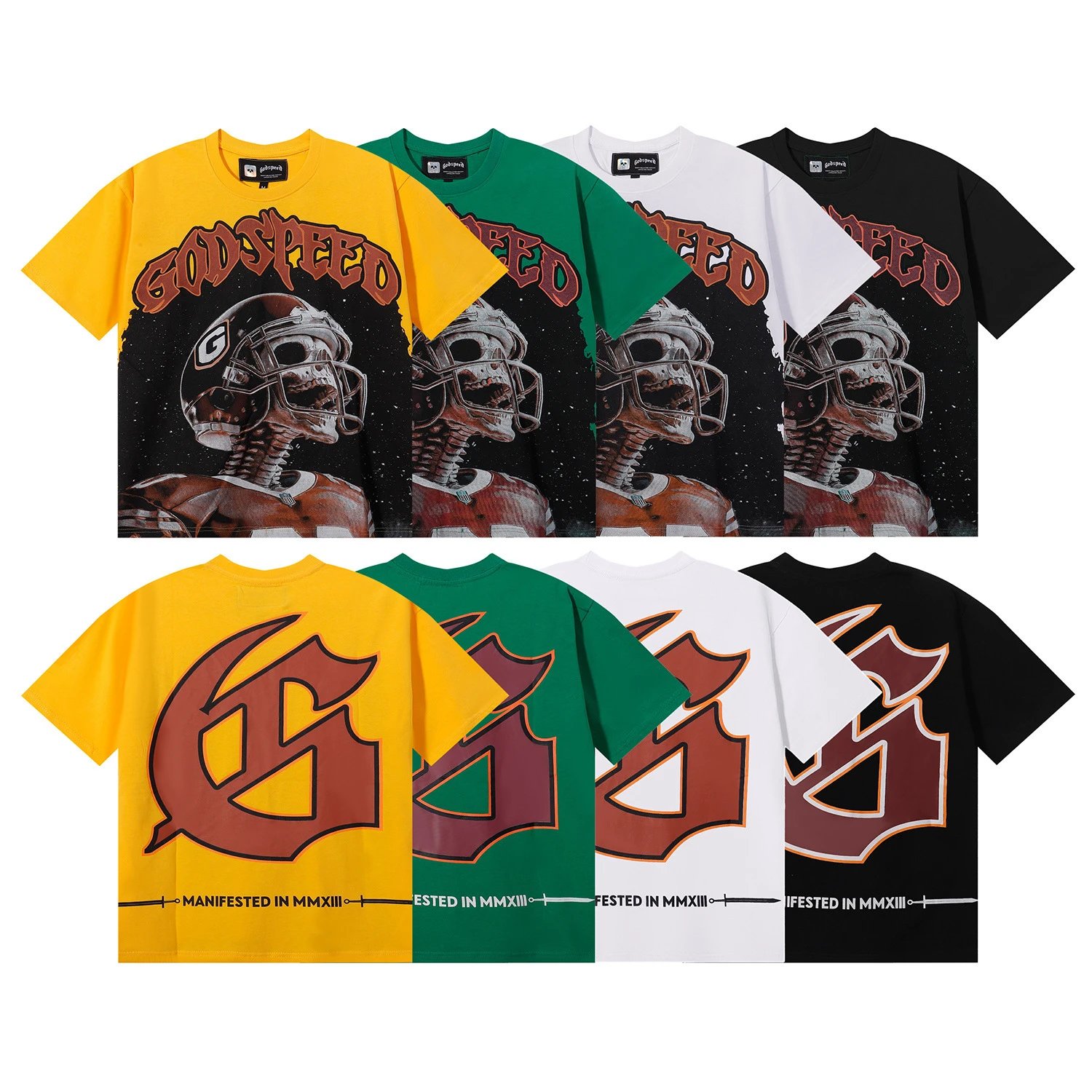 Godspeed Surf Club Skeleton Graphic T-Shirt Black - 18