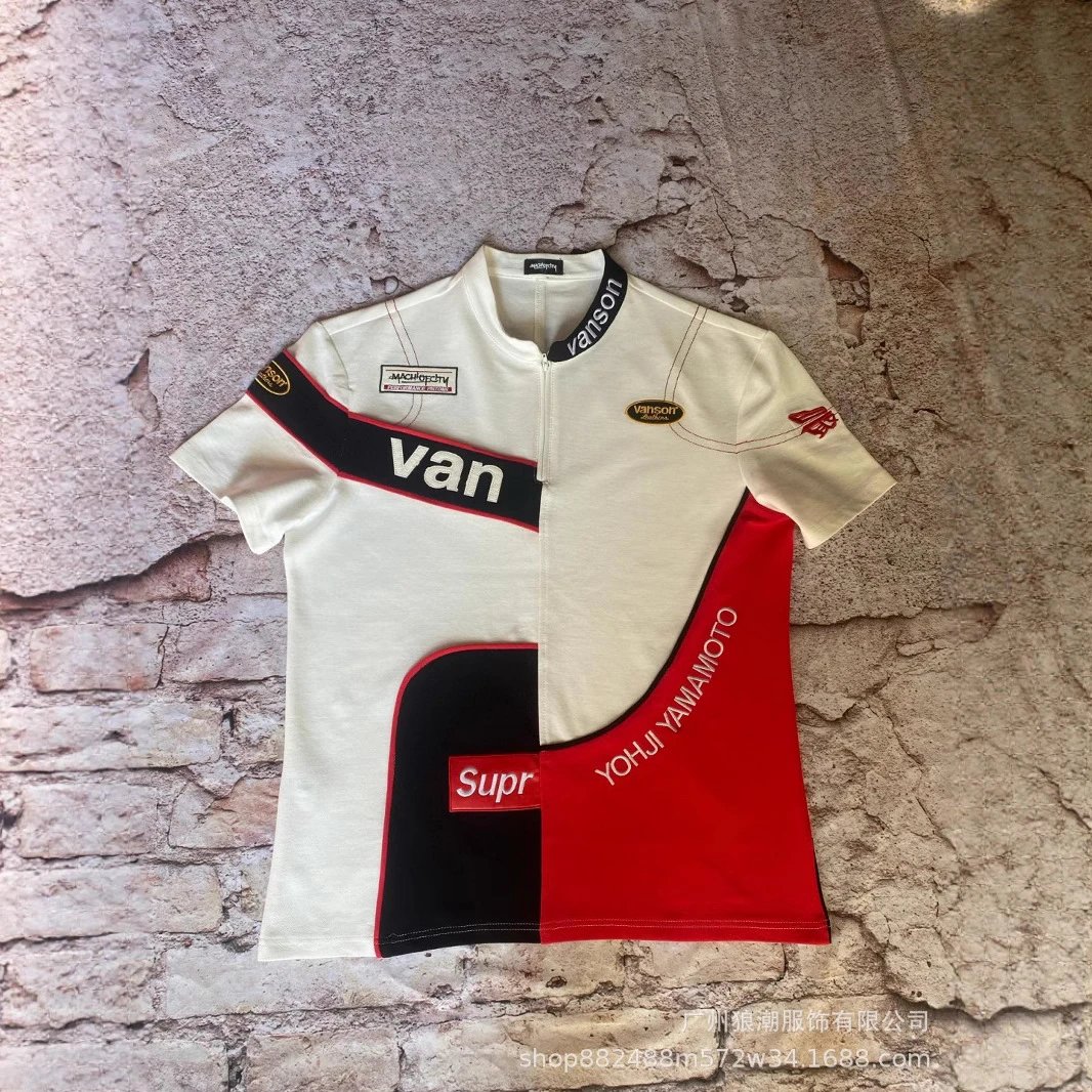 F1 Embroidered Racing Short-Sleeve T-Shirt