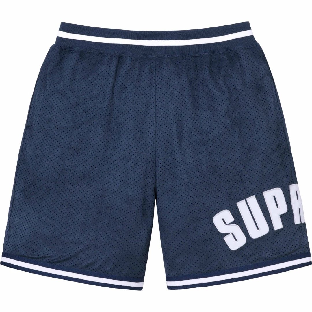 Supreme Shirts Mesh Baseball Shirt — 1107 blue